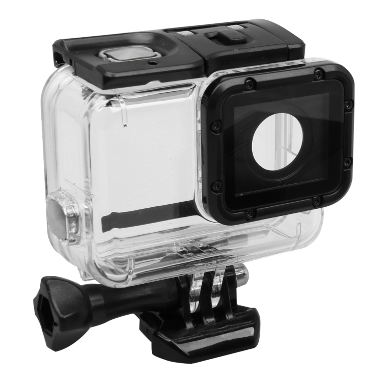 Para capa protetora de caixa de esqueleto para GoPro HERO5 com montagem básica de fivela e parafuso de contrapeso, é