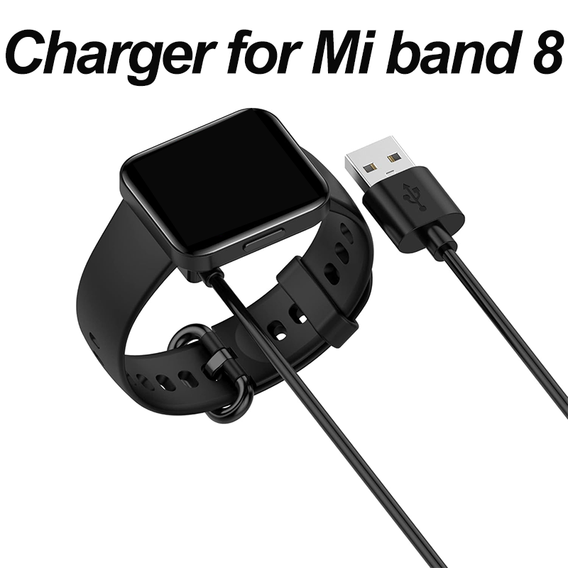 Cabo de carregamento para Smartwatch compatível com Xiaomi Band 9Pro/9/8Pro/8/8 active, acessório de cabo magnético