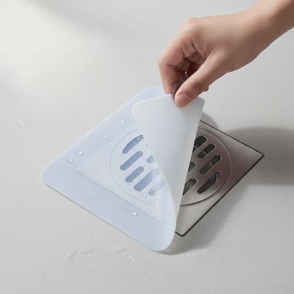 Tampa de Ralo de Piso em Silicone Denso para Banheiro Bloqueador de Odor Selo à Prova de Insetos Protetor de Piso para