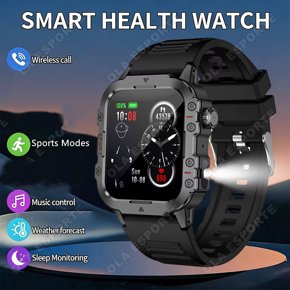 2026 Nova Saúde Smartwatch Monitoramento Do Sono Relógio Inteligente Masculino À Prova Dwaterproof Água Feminino Chamada