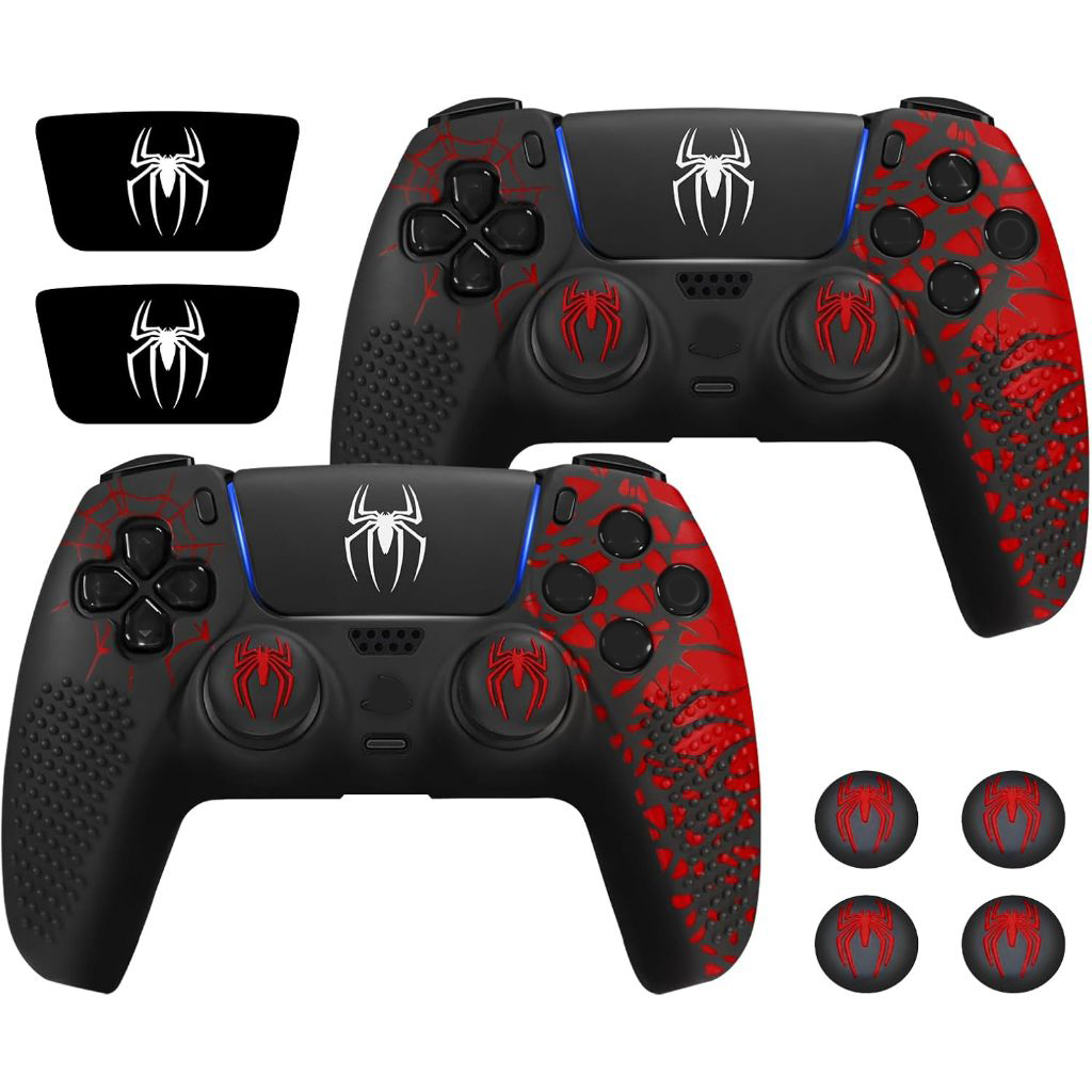 Antiderrapante para o controle de PS5, Acessórios para controle de PS5, Capa de silicone antiderrapante para controle