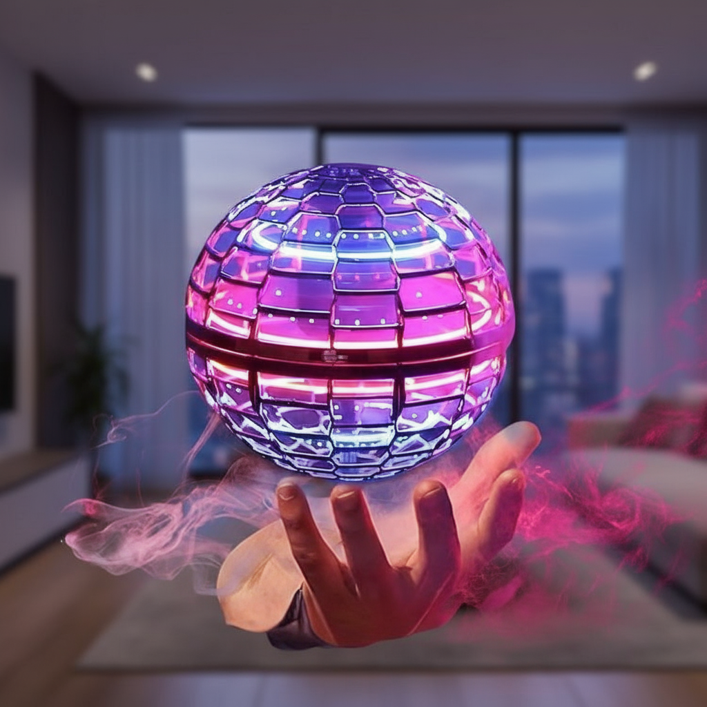 Bola mágica UFO de brinquedo inteligente para meninos e meninas, bola de suspensão de giroscópio de indução
