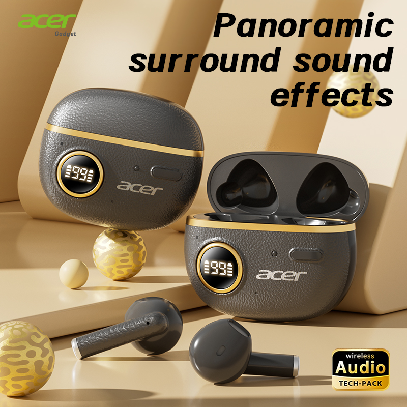 Fone de ouvido Acer OHR544 sem fio, bluetooth, semiaberto, feito em ABS, Bluetooth 6.0, transmissão estável, som estéreo