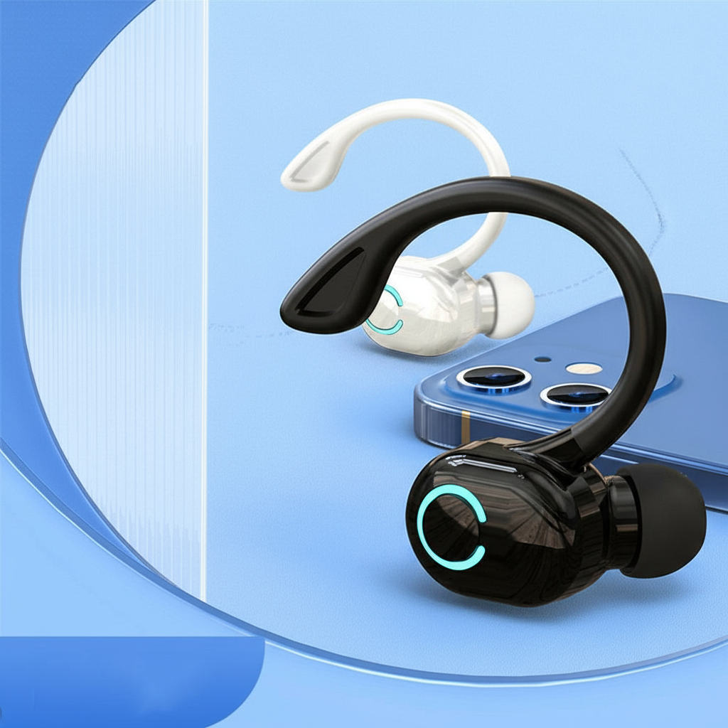  S10 Mini Fone de Ouvido Bluetooth de Ouvido Único Fones de Ouvido Sem Fio Estéreo com Redução de Ruído Mãos Livres