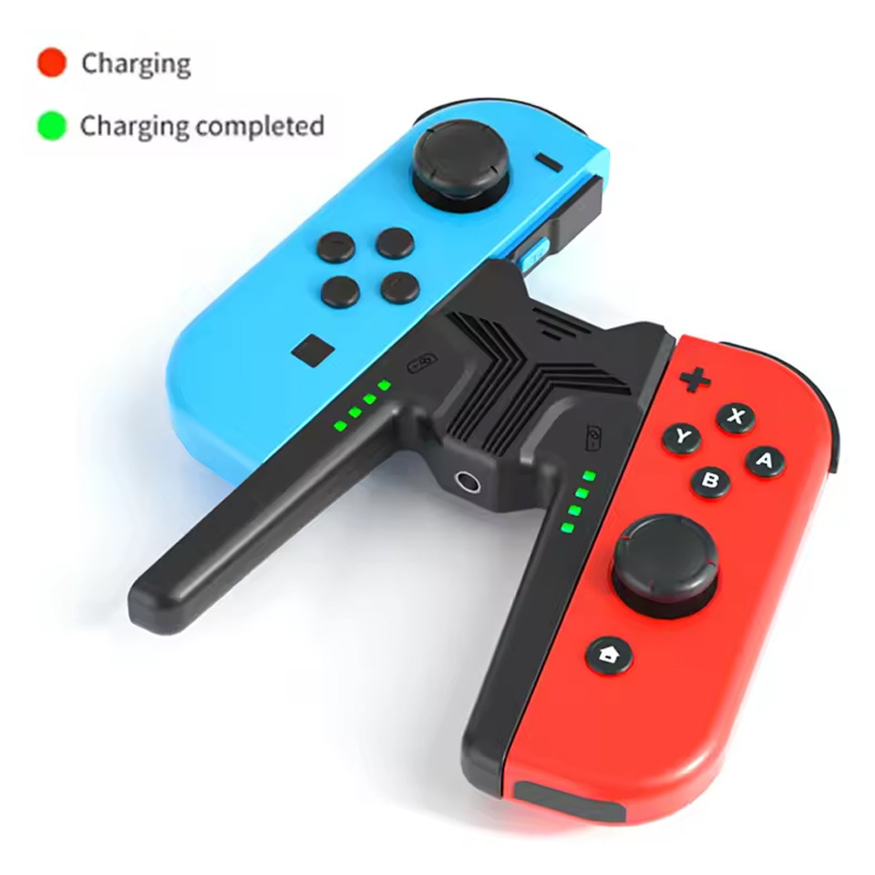 Suporte de Carregamento com Abraçadeira para Controle Joycon Do Nintendo Switch/oled - Estação de Carregamento para