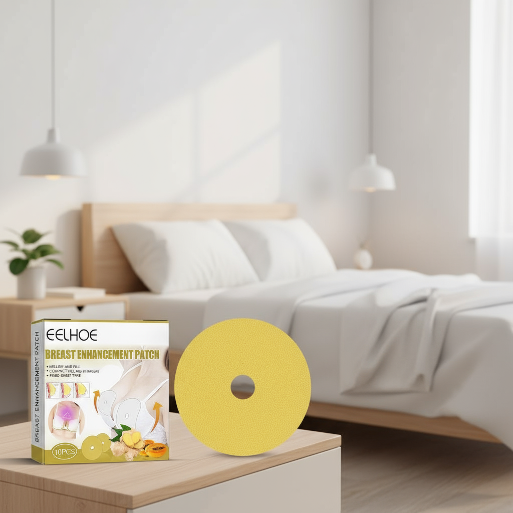 10pcs Adesivos para Crescimento dos Seios de Gengibre - Elevação e Firmeza do Busto, Promoção de Hormônios Femininos,