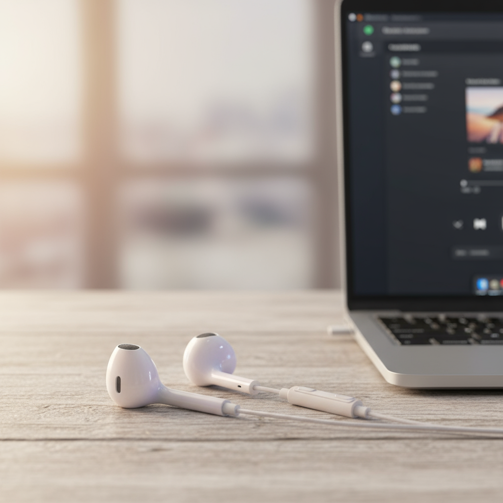 Fones de ouvido intra-auriculares estéreo de 3,5 mm com microfone embutido para uso em jogos e smartphones.