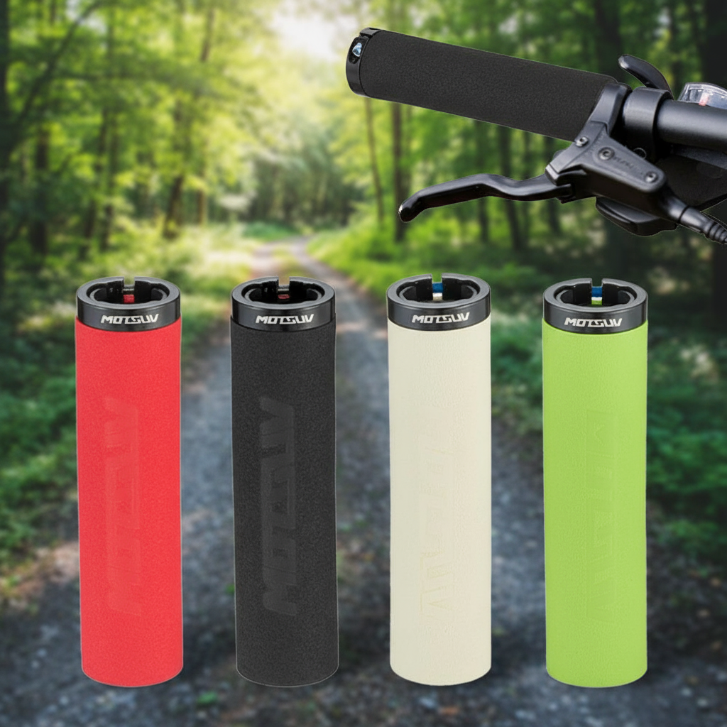 MOTSUV Manopla de Espuma Macia para Guidão de Bicicleta Antiderrapante e Absorção de Impacto para Mountain Bike MTB