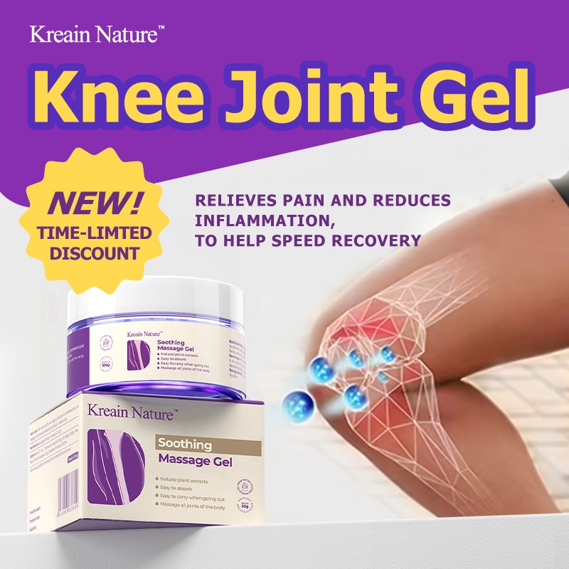 Gel Para Alívio Da Dor Nas Articulações 100g Conforto Do Joelho E Massagem Calmante Muscular