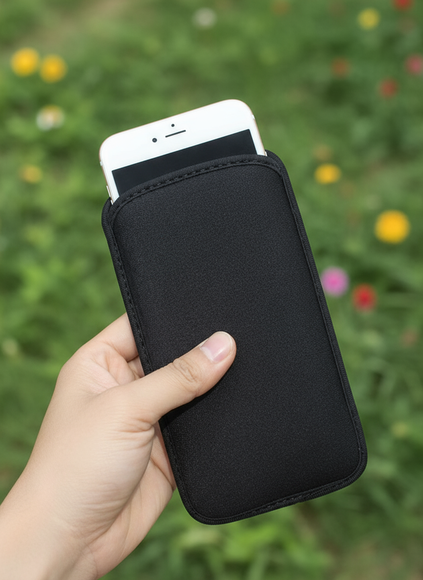 Bolsa impermeável de neoprene com design de inserção direta para celulares de 6,3 a 7,2 polegadas, proteção contra em Oferta na Shopee