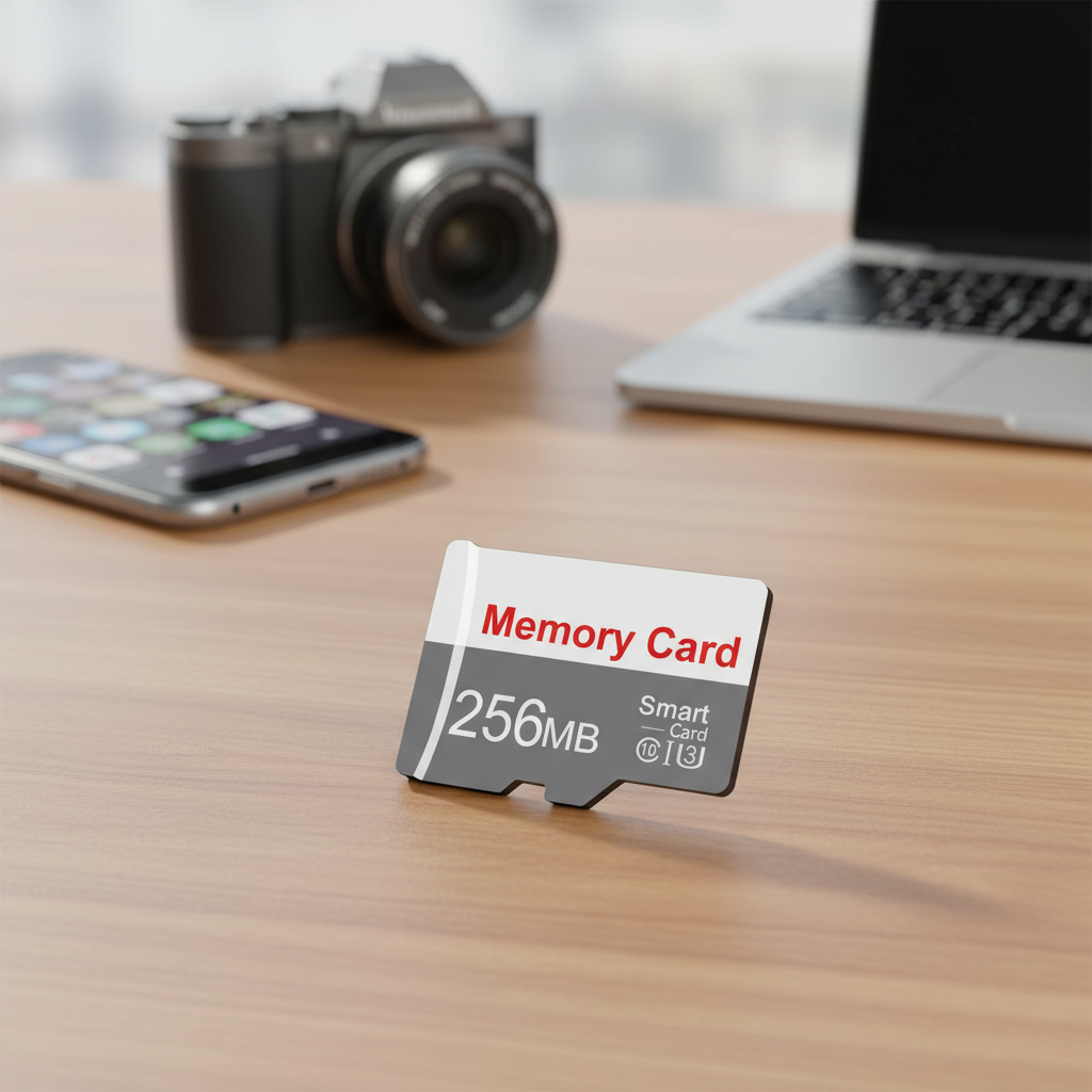 Cartão de Memória MicroSD (TF) 256MB, Classe 10 A1, Mini Armazenamento para Celulares, Tablets e Câmeras