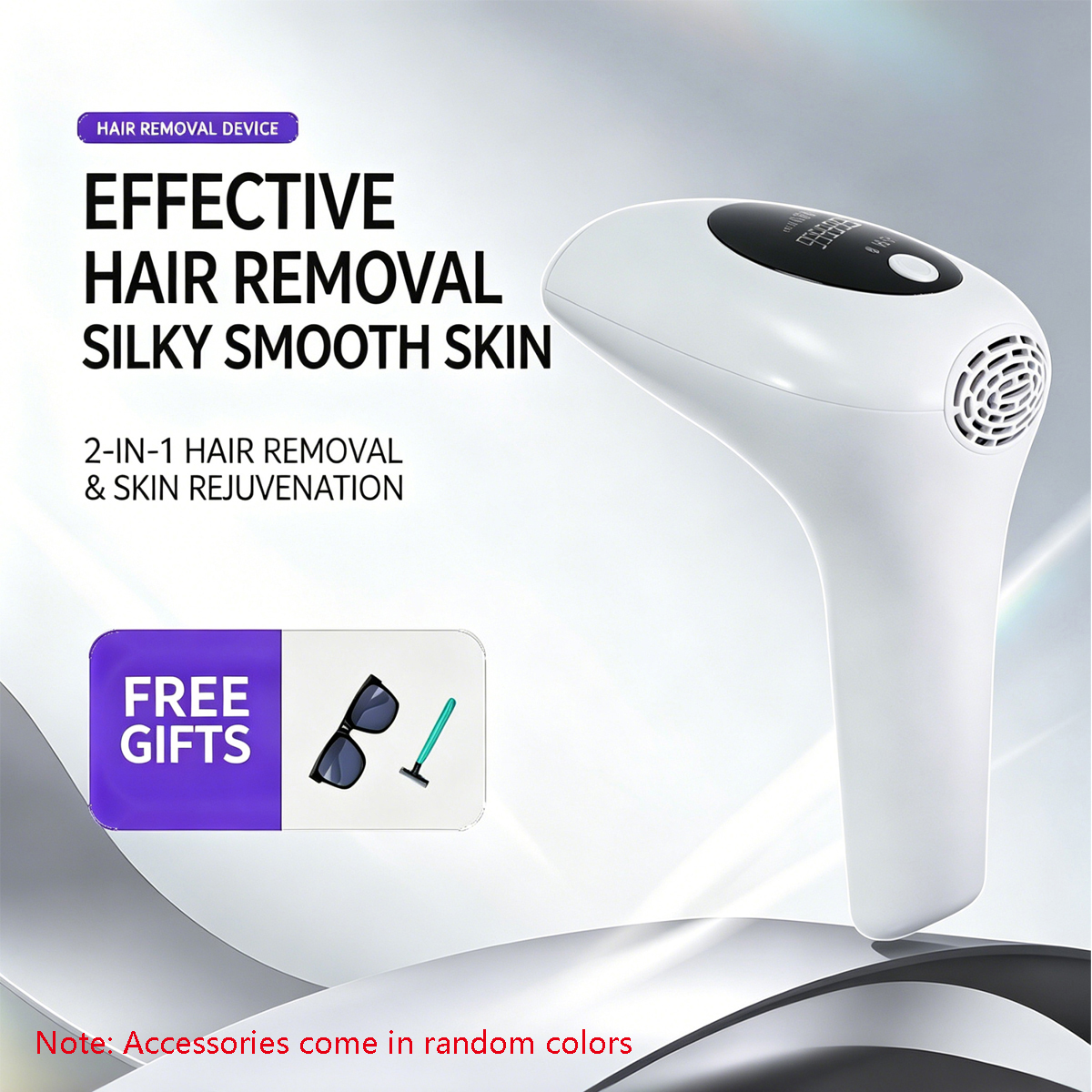 Depilador a Laser IPL Profissional Permanente para Depilação Corporal Completa, Dispositivo Doméstico Feminino