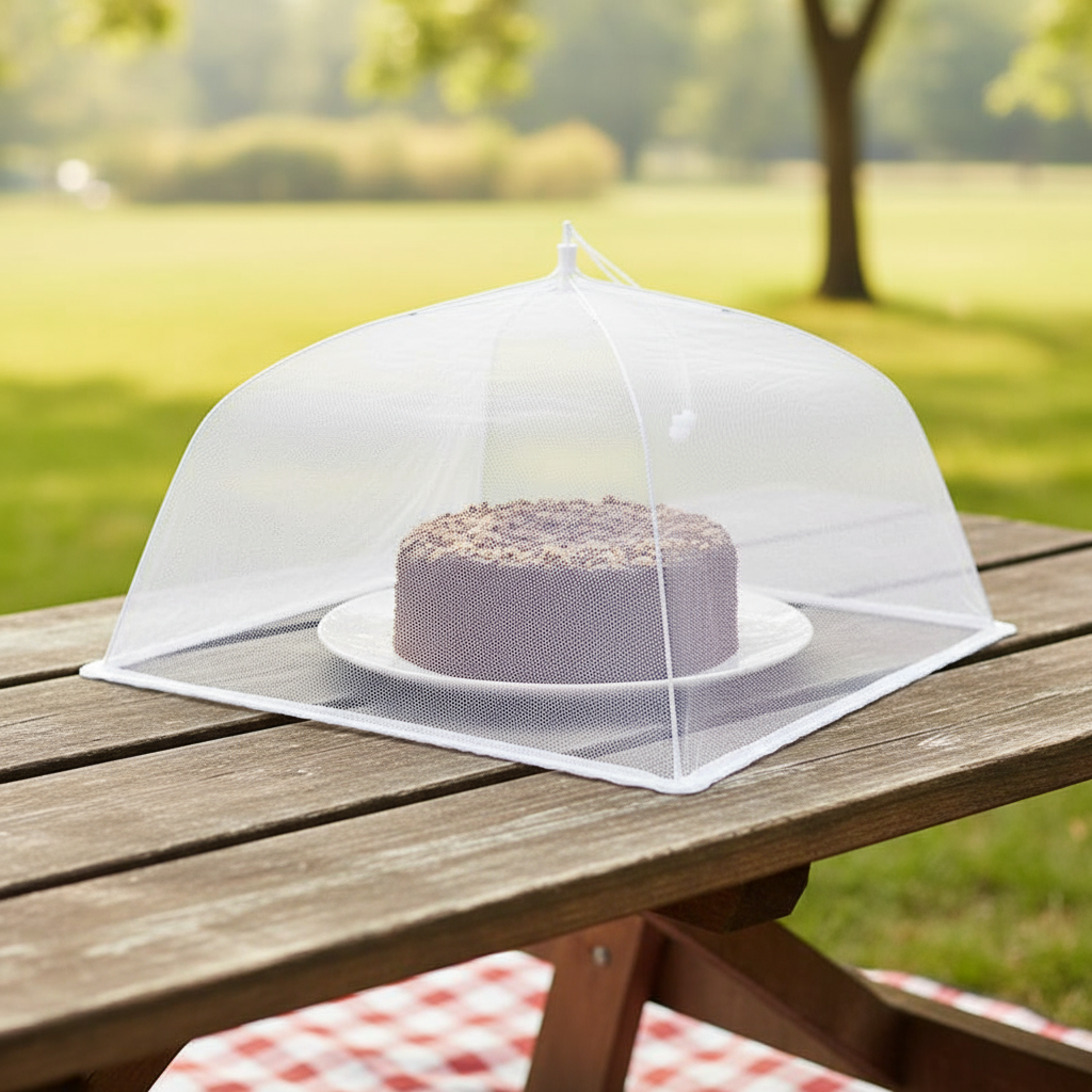 Cobertura de Tenda de Alimentos de Malha Alta Dobrável Guarda-chuva para Uso Externo JT197 Reutilizável