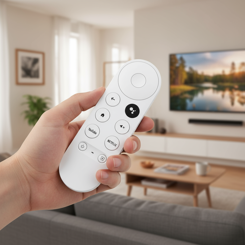 Controle Remoto de Voz Universal para Google Chromecast 4K Snow Smart TV Substituição para G9N9N GA01920-US
