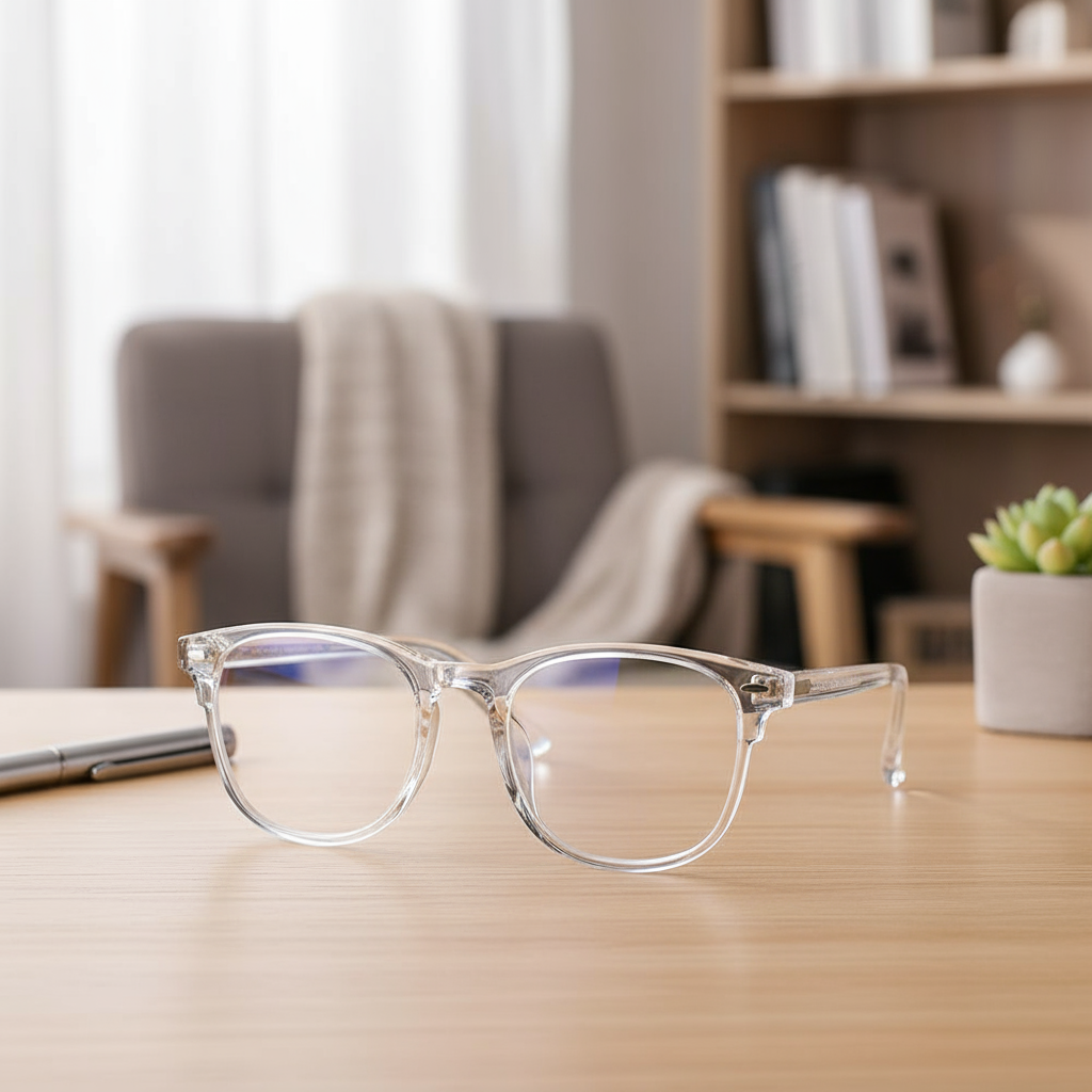 Óculos com filtro de luz azul, lentes transparentes para homens e mulheres, proteção UV400 para trabalho em computador.