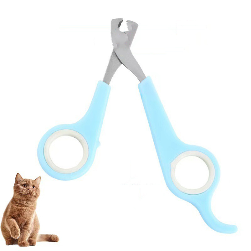 Cortador de Unha para Gatos em Aço Inoxidável