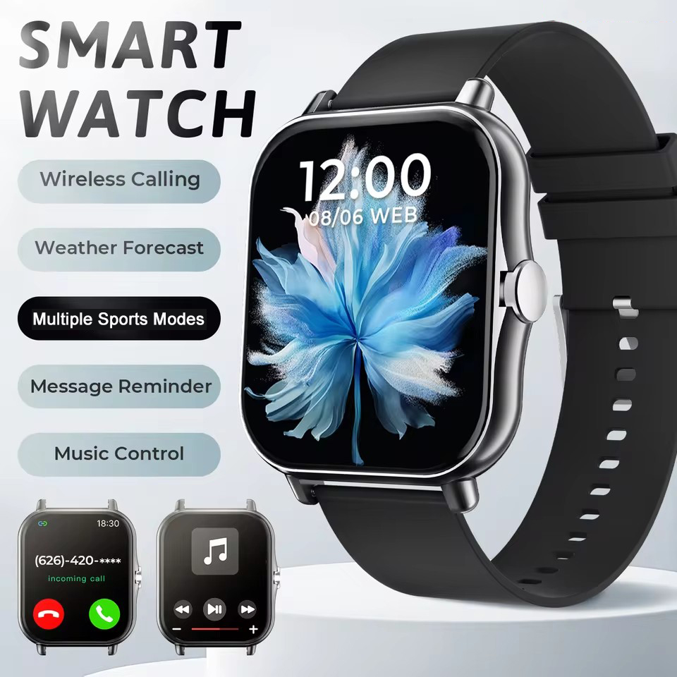 Smartwatch Relógio Inteligente Novo 1.83 Tela HD Multi-Cor Pulseira De Bluetooth Chamada Esporte Ao Ar Livre Para Androi