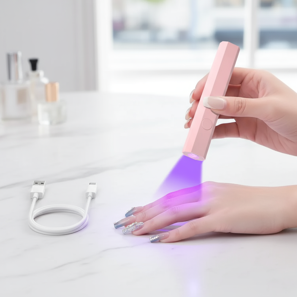 Mini Lâmpada de Unha UV LED Portátil Mini Lâmpada de Unha USB Secagem Rápida para Todas as Esmaltes Gel Lanterna Caneta