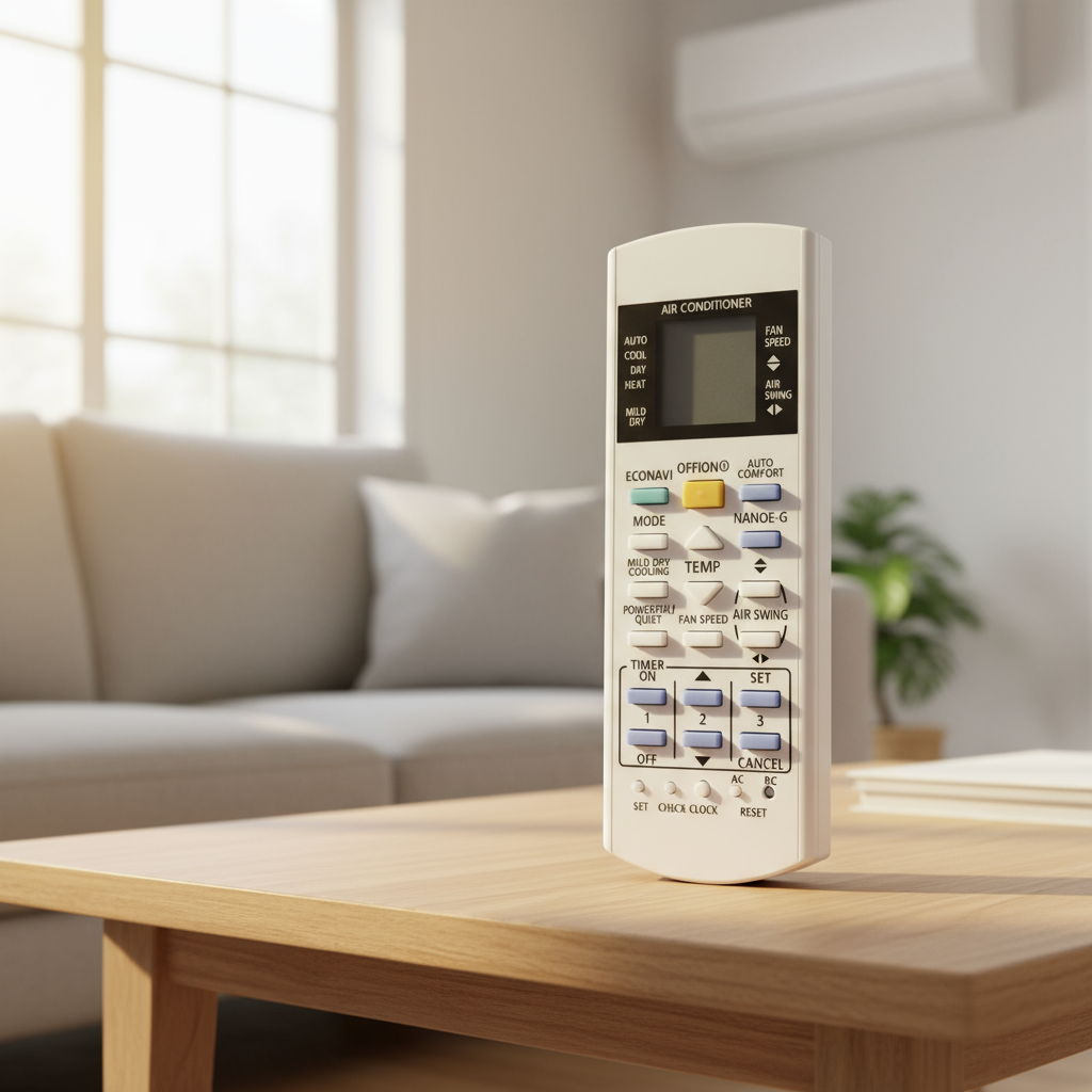 Controle Remoto de Substituição para Panasonic Aircon A75C3300 4065, Auto Conforto, Ajuste Universal