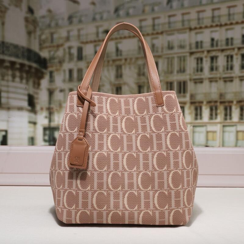 Bolsa Feminina CH Tote de Grande Capacidade - Estilo Canvas, Moda, Estampada, para Uso Diário, Compras, Viagens, Leve e — imagem 2 de 2
