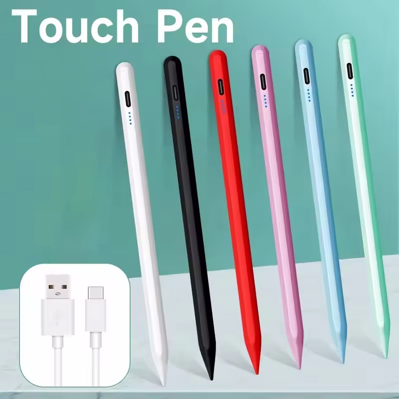 Caneta Stylus Universal para iOS, Android, Windows, Tablet, Telefone, Multicolorida, Caneta Capacitiva para Desenho e