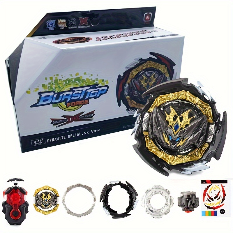 Burst B-180 DB Booster Dynamite Belial .Nx.Vn-2 Lançador e Punho de Brinquedo Giroscópio de Batalha