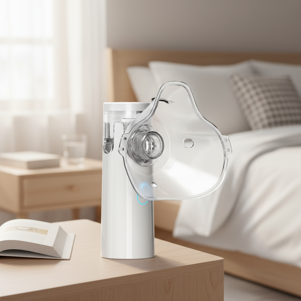 Nebulizador Ultrassônico Silencioso Portátil Máquina Médica Atomizador Nebulizador Inalador Umidificador