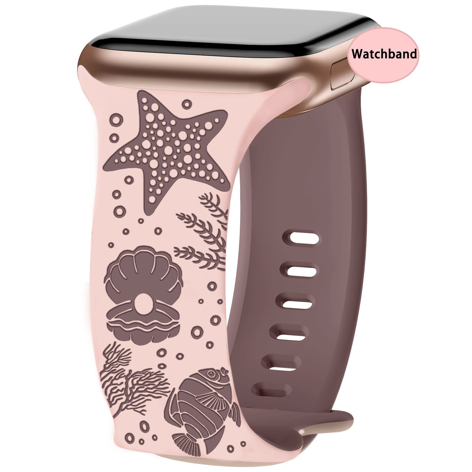 Pulseira De Silicone Esportiva Compatível Com Apple Smartwatch Série 11 10 9 8 7 SE 6 5 4 Relógio Para iWatch Ultra 49mm