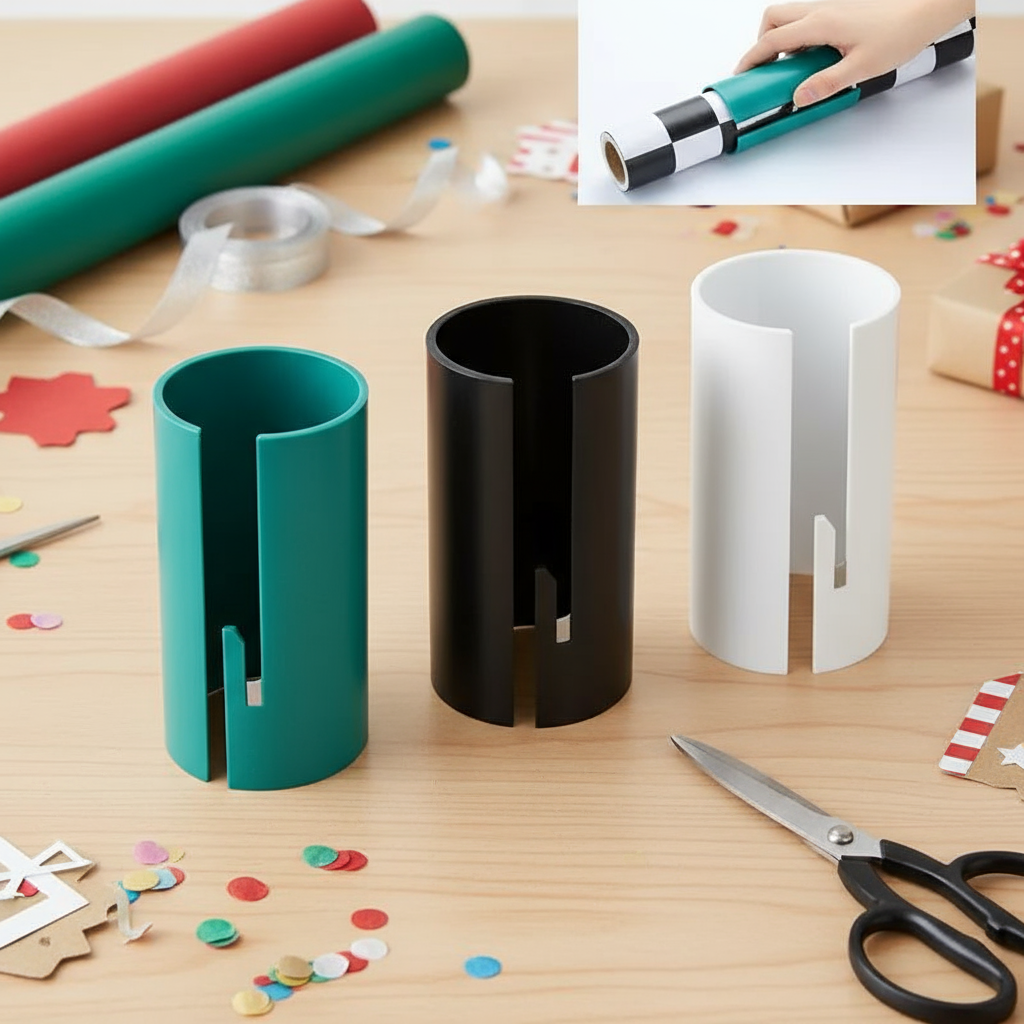 1 peça Mini cortador de papel portátil pequeno para cortar papel de embrulho de presente em feriados.