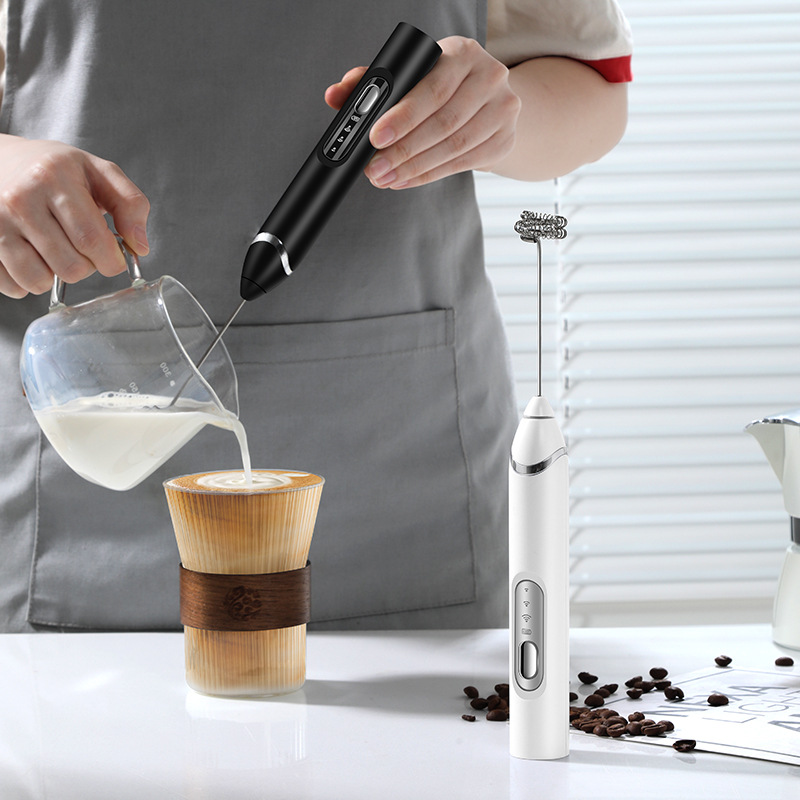 Agitador De Café Elétrico Portátil Espuma Creme Leite Em Pó Vara