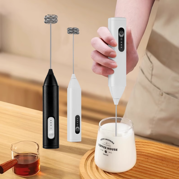 Misturador Elétrico Portátil Para Espuma De Leite Matcha Batedor Agitador De Bebidas Cozinha
