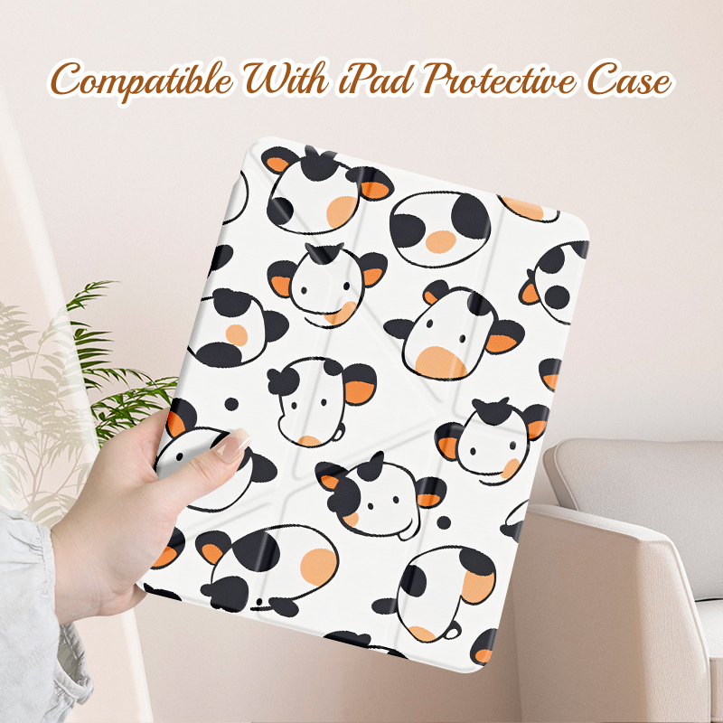Capa colorida com suporte de design Y-Fold para iPad 7a/8a/9a geração 10.2 e iPad 10a geração, etc. Superfície