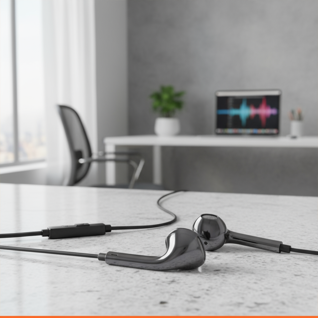 Fones de Ouvido com Fio XINRAN com Cancelamento de Ruído, Microfone Intra-Auricular e Controle de Volume para Android