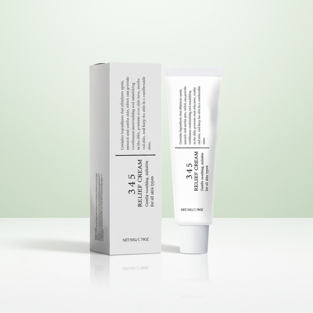 345 Creme de Alívio Hidratante Facial Creme Facial Cuidado Suave Anti-Amarelamento Hidratante cametyph
