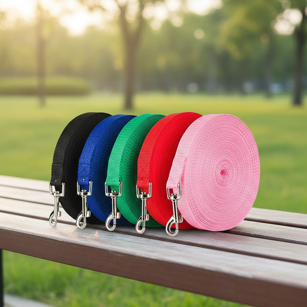 Longa corda de treinamento para cães ao ar livre para cães pequenos e grandes, Chihuahua, cinto de material PP.
