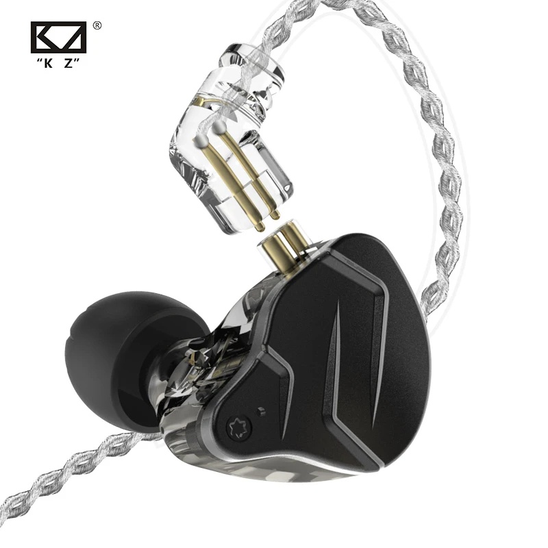 KZ ZSN Pro X Fones De Ouvido Metal 1BA + 1DD Híbrido Tecnologia Alta Fidelidade Baixo In-Ear Monitor Esporte Cancelament — imagem 2 de 2
