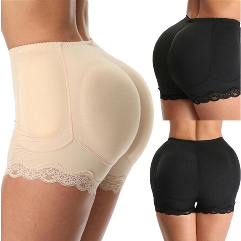 Calça Levantadora e Modeladora para Mulheres - Realce dos Quadris com Almofadas e Detalhes em Renda, Modelador para