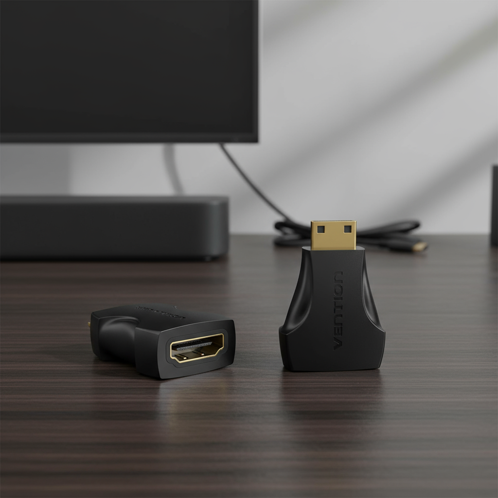 Vention Mini/Micro HDTV para HDMI Cabo 3D 4K 30Hz Adaptador HDMI para HDTV Laptop Monitor Conector