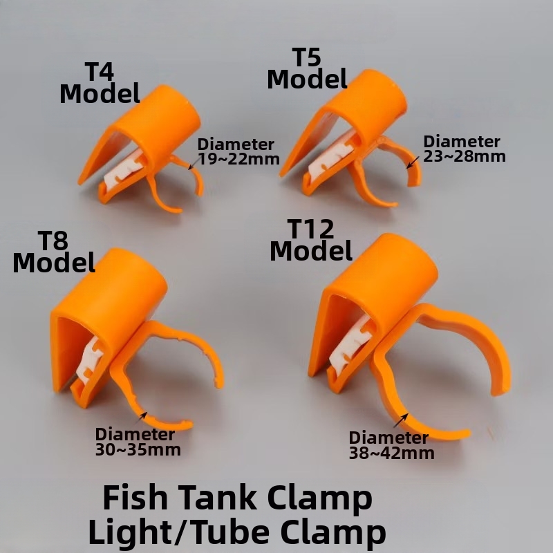 AquaMount Universal Suporte De Luz Do Tanque De Peixes Ajustável Estiramento Lâmpada Clipe Titular Com Ventosa Para Tubo