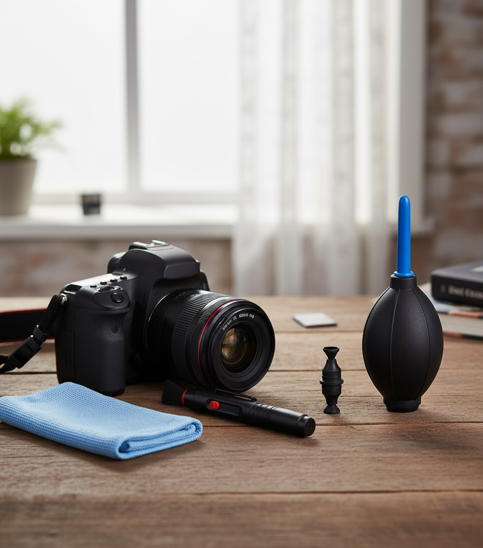  Conjunto Profissional de Limpador para Sensores e Lentes DSLR Nikon Canon