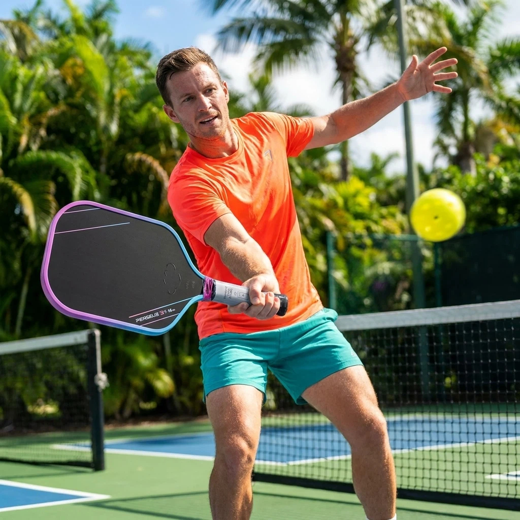 Raquete De pickleball NFC T700 3s Check , Superfície De Carbono Fosco De Alta Qualidade , Logotipo Inferior Do Punho De