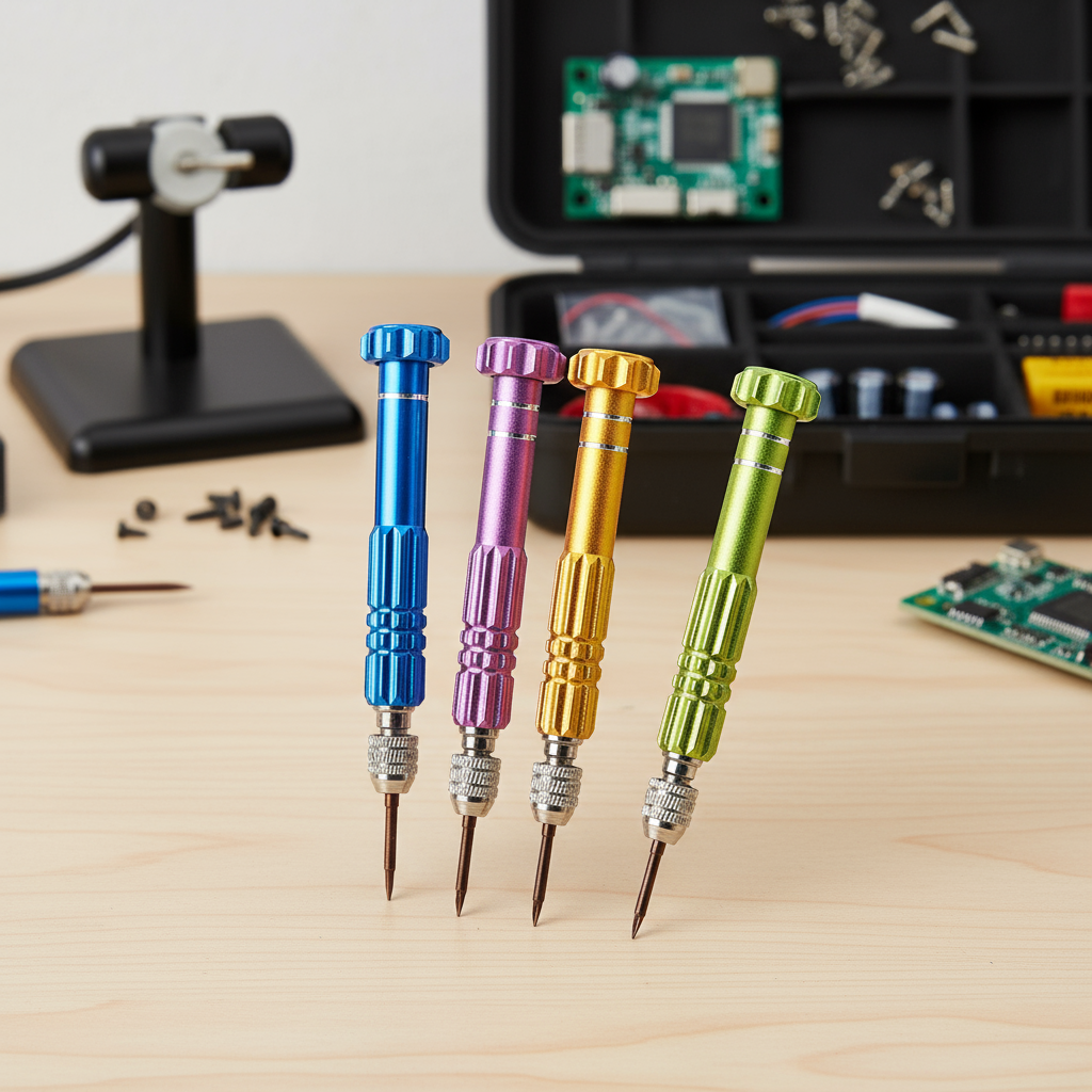 Kit de Chaves de Fenda de Precisão Mini 5 em 1 Ferramenta Multifuncional de Reparo para Óculos, Telefone e Tablet