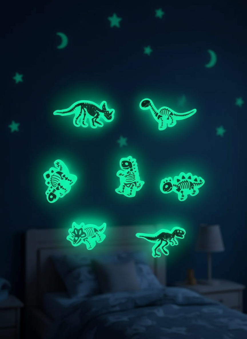 7 Peças de Charms Luminosos e Fofos para Crocs - Acessórios DIY para Bolsa de Praia e Decoração de Crocs