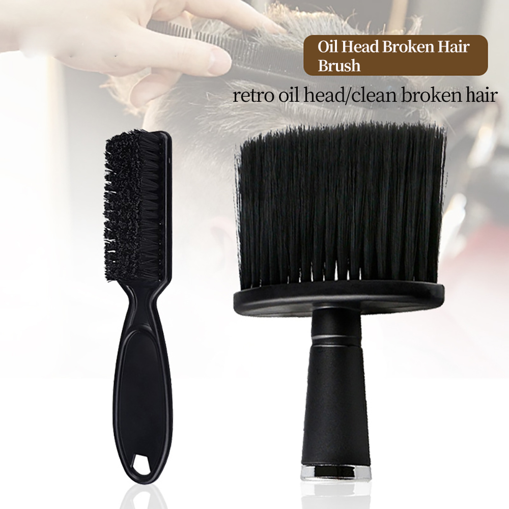 Conjunto Profissional de Pincéis para Barbeiro: Salão, Corte de Cabelo, Escova de Limpeza para Cabeleireiros, Penteado