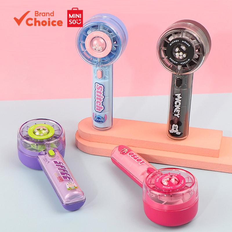 MINISO Disney Pixar Série " Visible Power "-Ponto De Turbina Transparente E Buzz Mini Ventilador Portátil