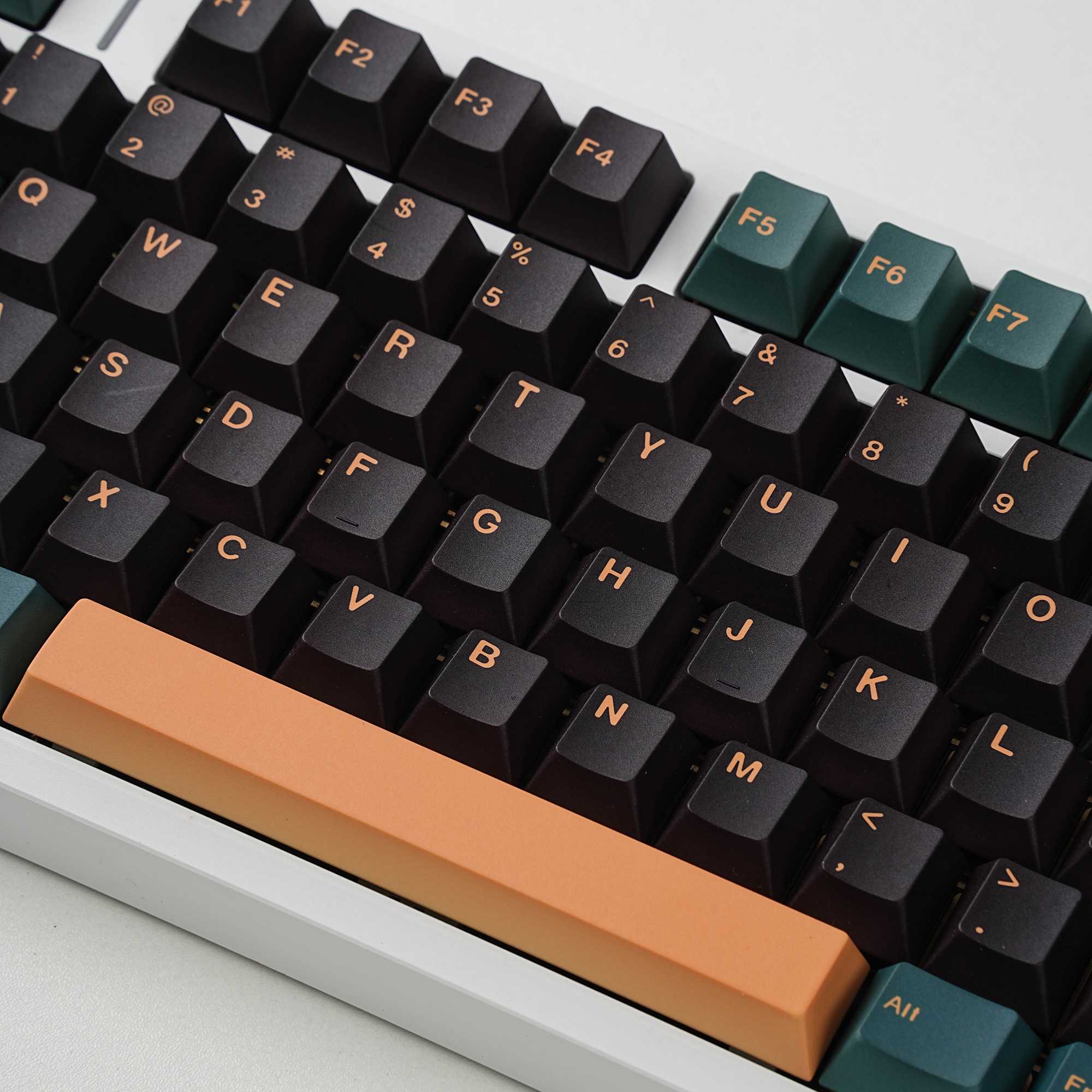 Perfil Mars Green Cherry 143 teclas, sublimação de tinta PBT, teclas para teclado mecânico com switch MX, vários idiomas