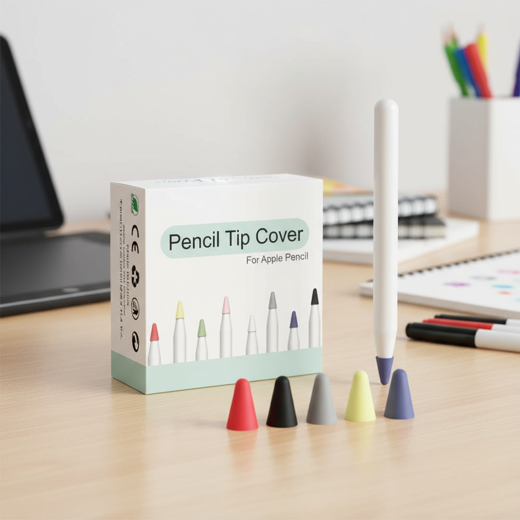 8pcs Caneta Touchscreen Stylus com Ponta de Silicone Substituta para Apple Penci