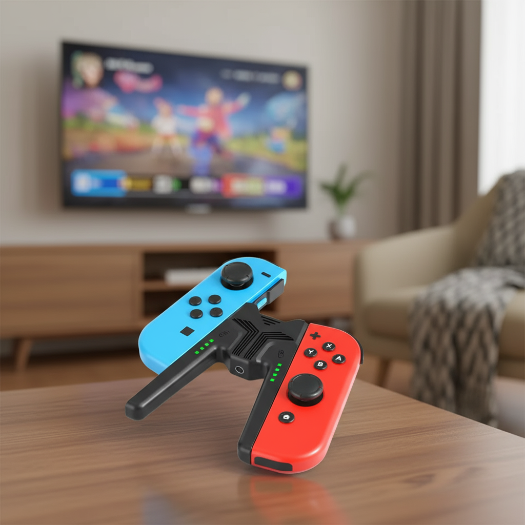 Suporte de Carregador para Dock de Carregamento de Nintendo Switch/Oled Joycon Controlador Gamepad Estação Suporte para