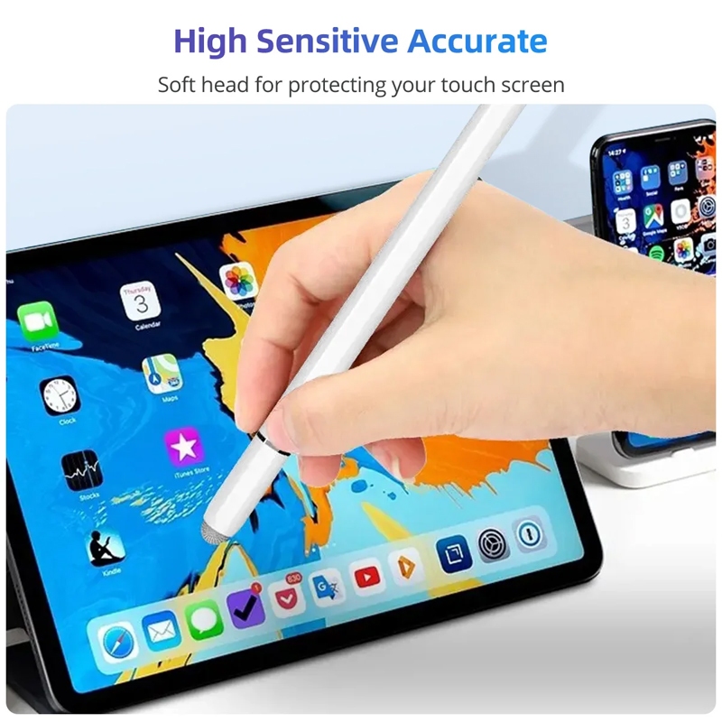 Detalhes do Caneta Stylus Universal 3 em 1 para iPad Samsung Xiaomi Huawei, sem necessidade de carregar, caneta para tela de toque