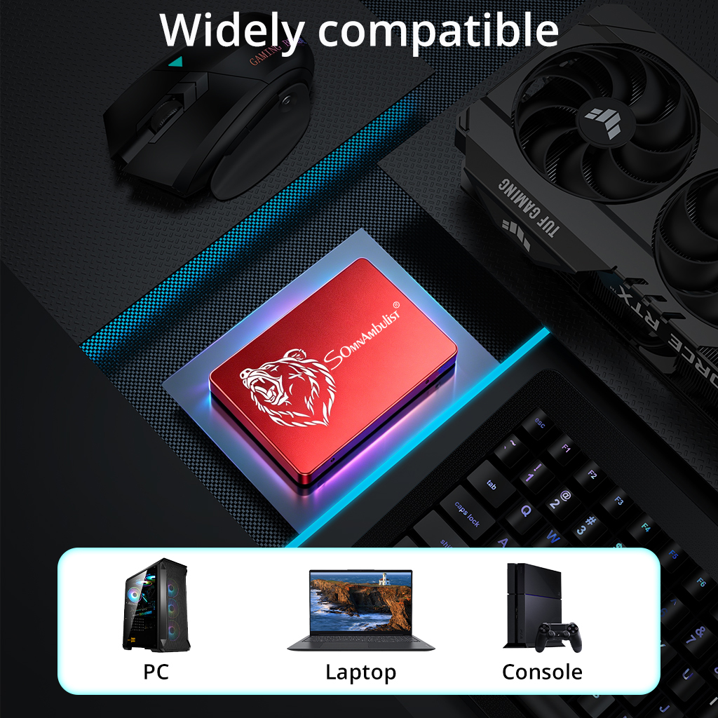 Unidade de estado sólido embutida SATA III 120 GB-256 GB SSD de 2,5 polegadas para notebooks e desktops, para aceleração · foto 2